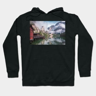 Lake Braies in Italy Hoodie